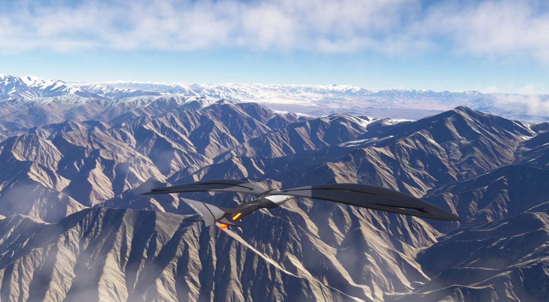 5 Proto T1 - Sci-Fi Jet Glider (made for FS2020, works in FS2024)