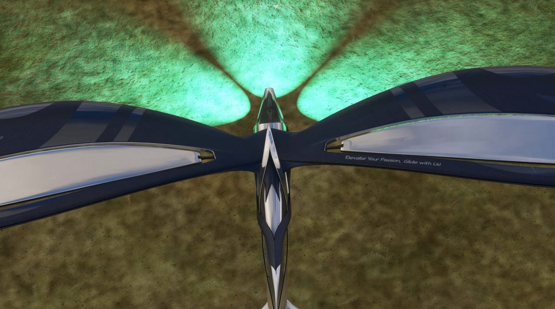 9 Proto T1 - Sci-Fi Jet Glider (made for FS2020, works in FS2024)